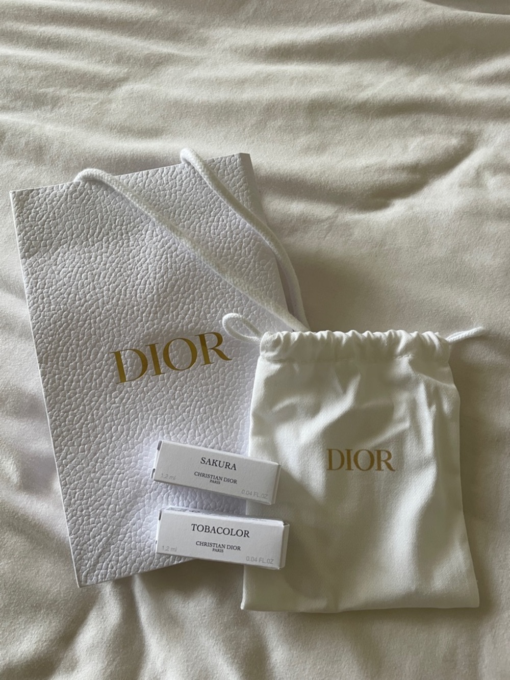 Dior (Japan exclusive)Perfume Set with Sakura & Tobacolor